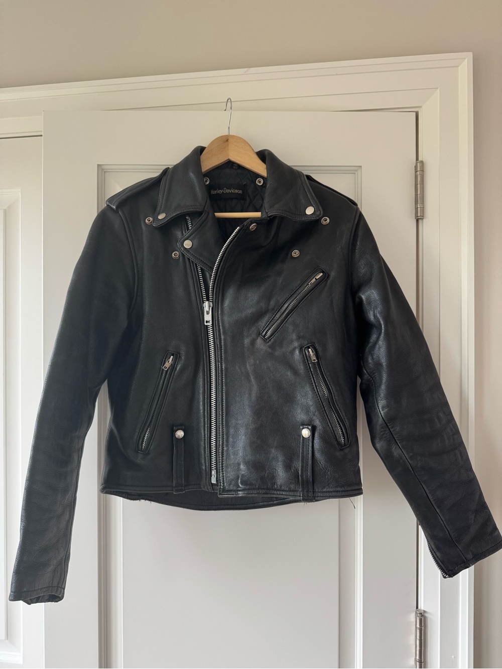 Vintage Harley Davidson Leather Jacket Size 40